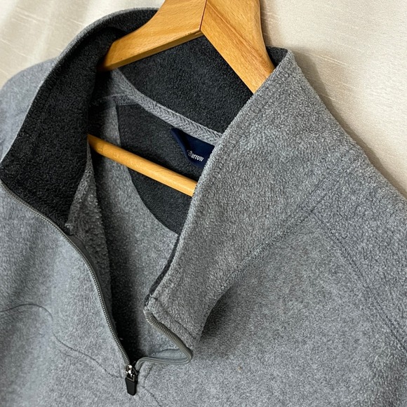 Mens Croft & Barrow Sz XXL Pullover Fleece 1/4 Zip Gray Outdoors Casual NormCore - Picture 4 of 10